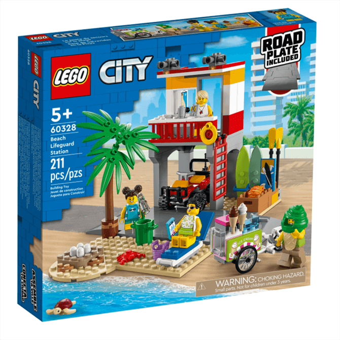 Lego City Beach Lifeguard Station 60328